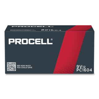 Duracell 9-Volt Procell Alkaline Constant Batteries, 12-Packs - For Industrial - 9V - 692 mAh - 9 V DC - 6 / Carton