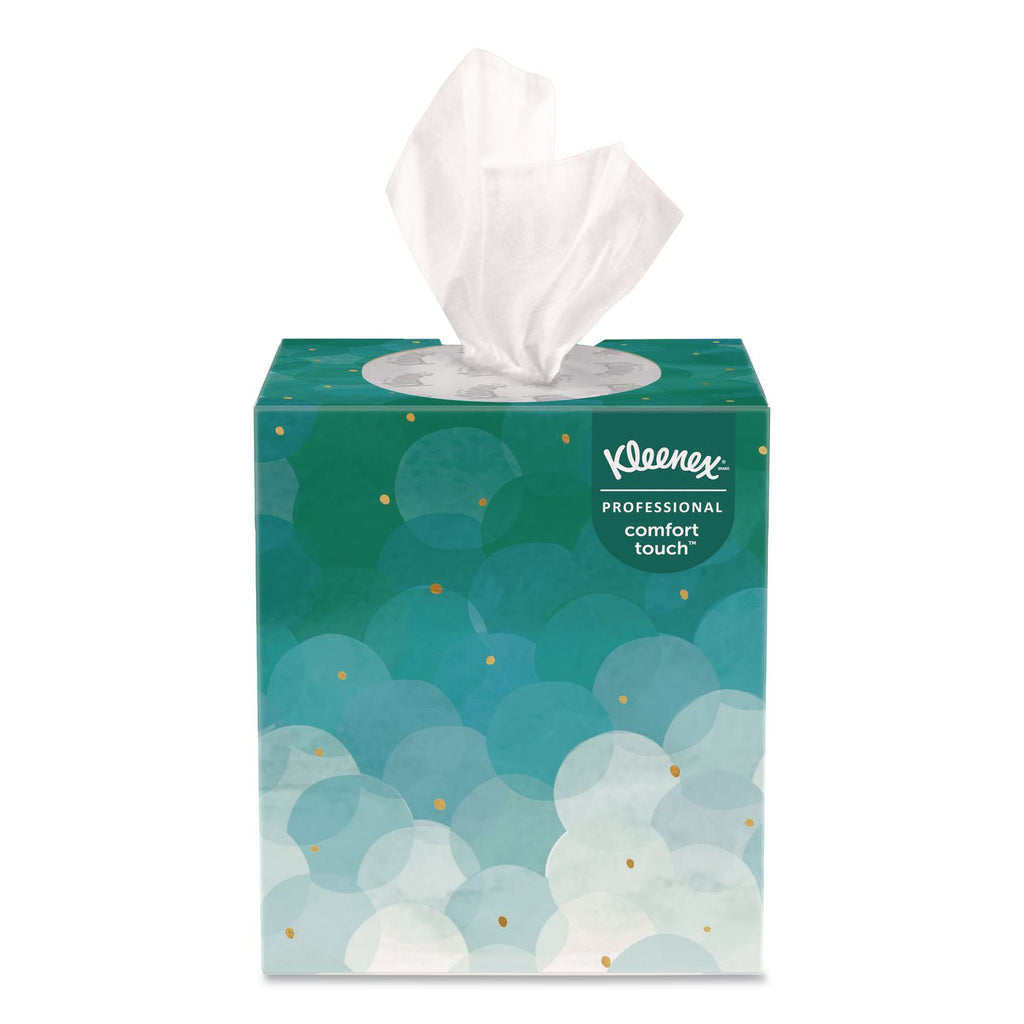 Boutique White Facial Tissue for Business, Pop-Up Box, 2-Ply, 95 Sheets/Box, 6 Boxes/Pack