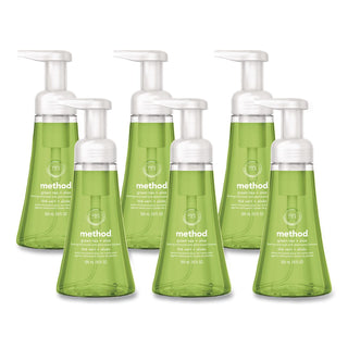 Foaming Hand Wash, Green Tea/Aloe, 10 oz Pump Bottle, 6/Carton