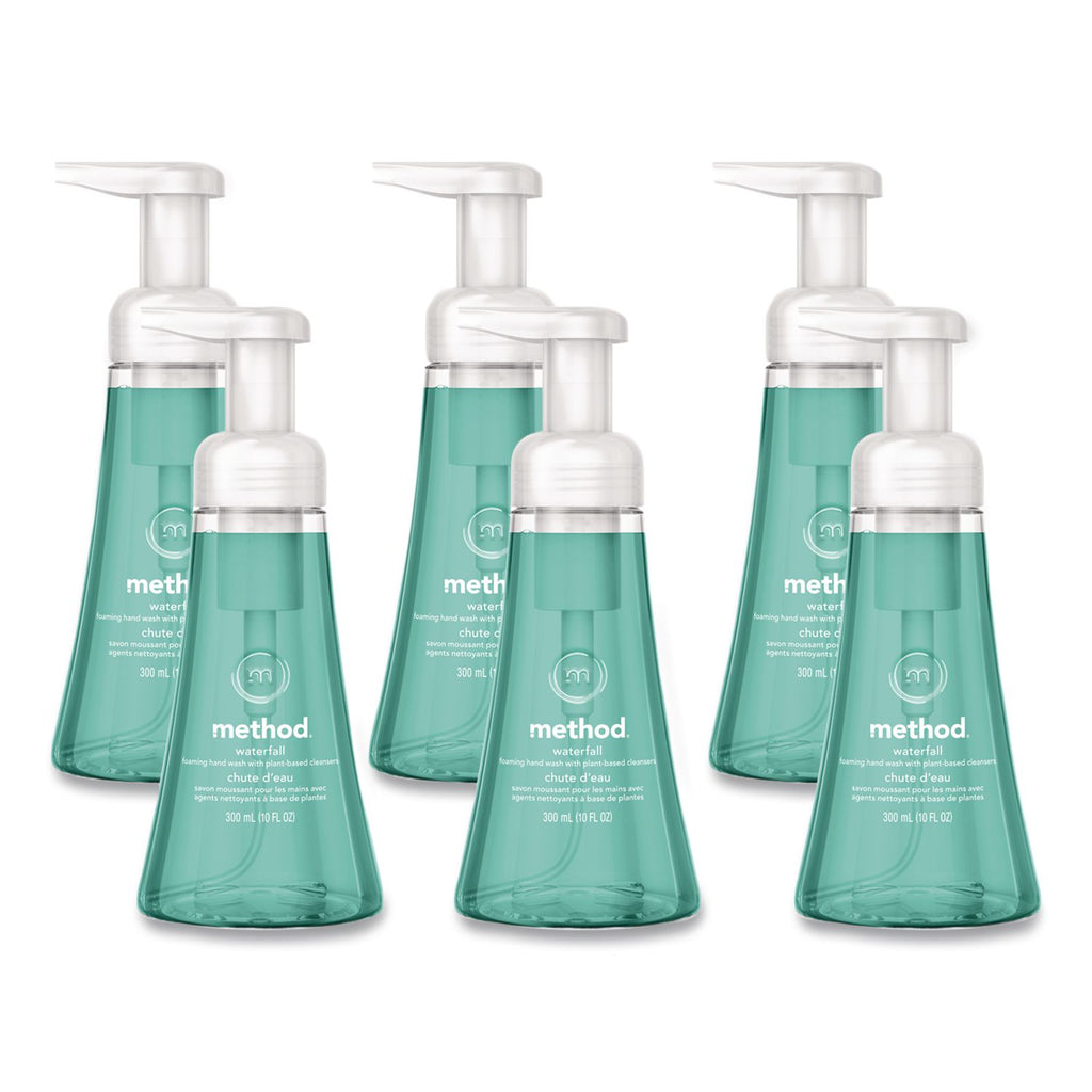 Foaming Hand Wash, Waterfall, 10 oz Pump Bottle, 6/Carton