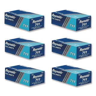 Pop-Up Interfolded Aluminum Foil Sheets, 9 x 10.75, Silver, 500/Box, 6 Boxes/Carton