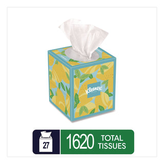 Lotion Facial Tissue, 3-Ply, White, 60 Sheets/Box, 27 Boxes/Carton