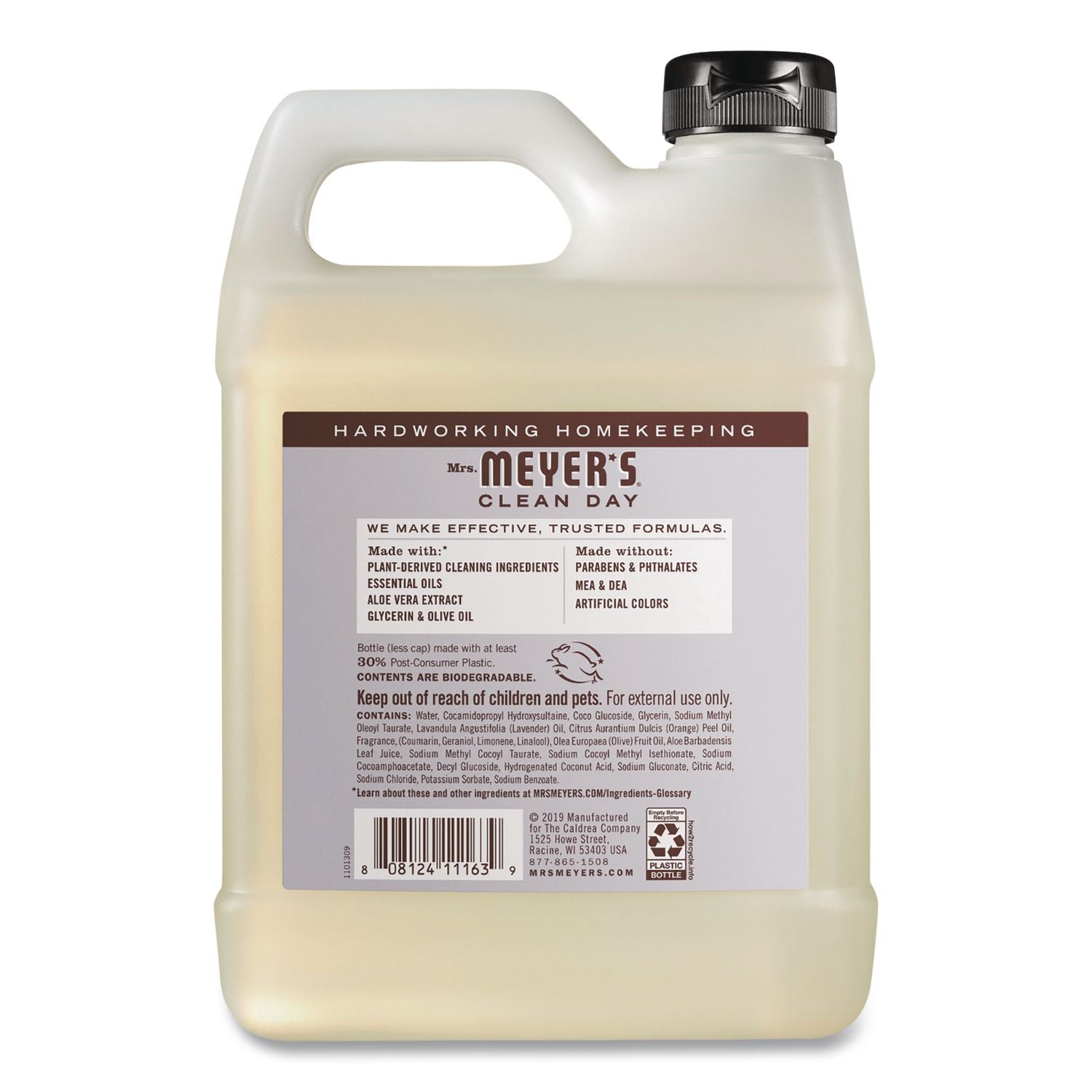 Clean Day Liquid Hand Soap, Lavender, 33 oz, 6/Carton