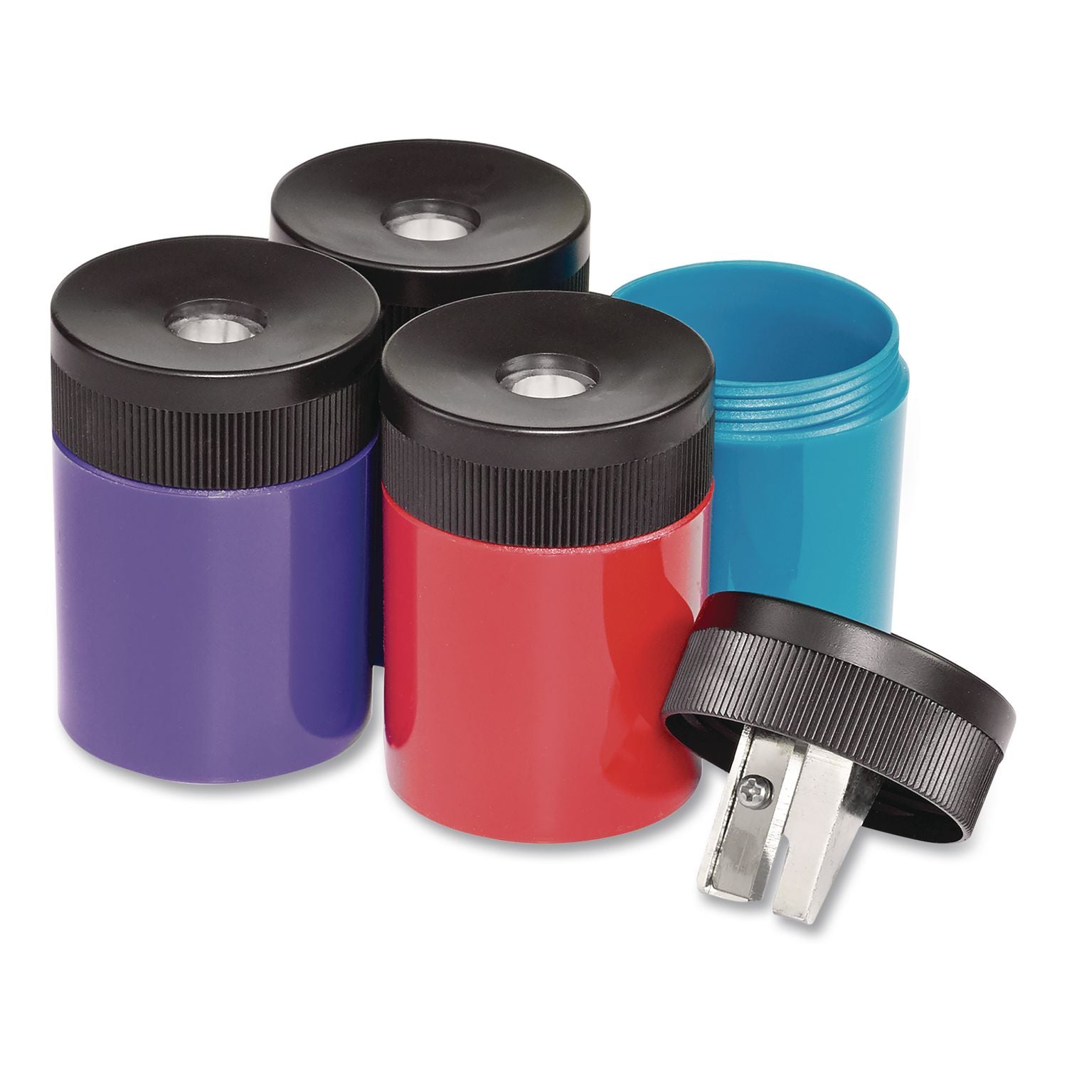 Staedtler Cylinder Metal Blade Pencil Sharpener - Assorted - 1 Each