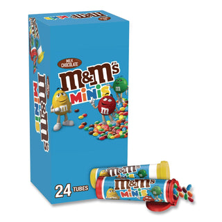 Milk Chocolate Mini Tubes, 1.08 oz, 24 Tubes/Box, Ships in 1-3 Business Days