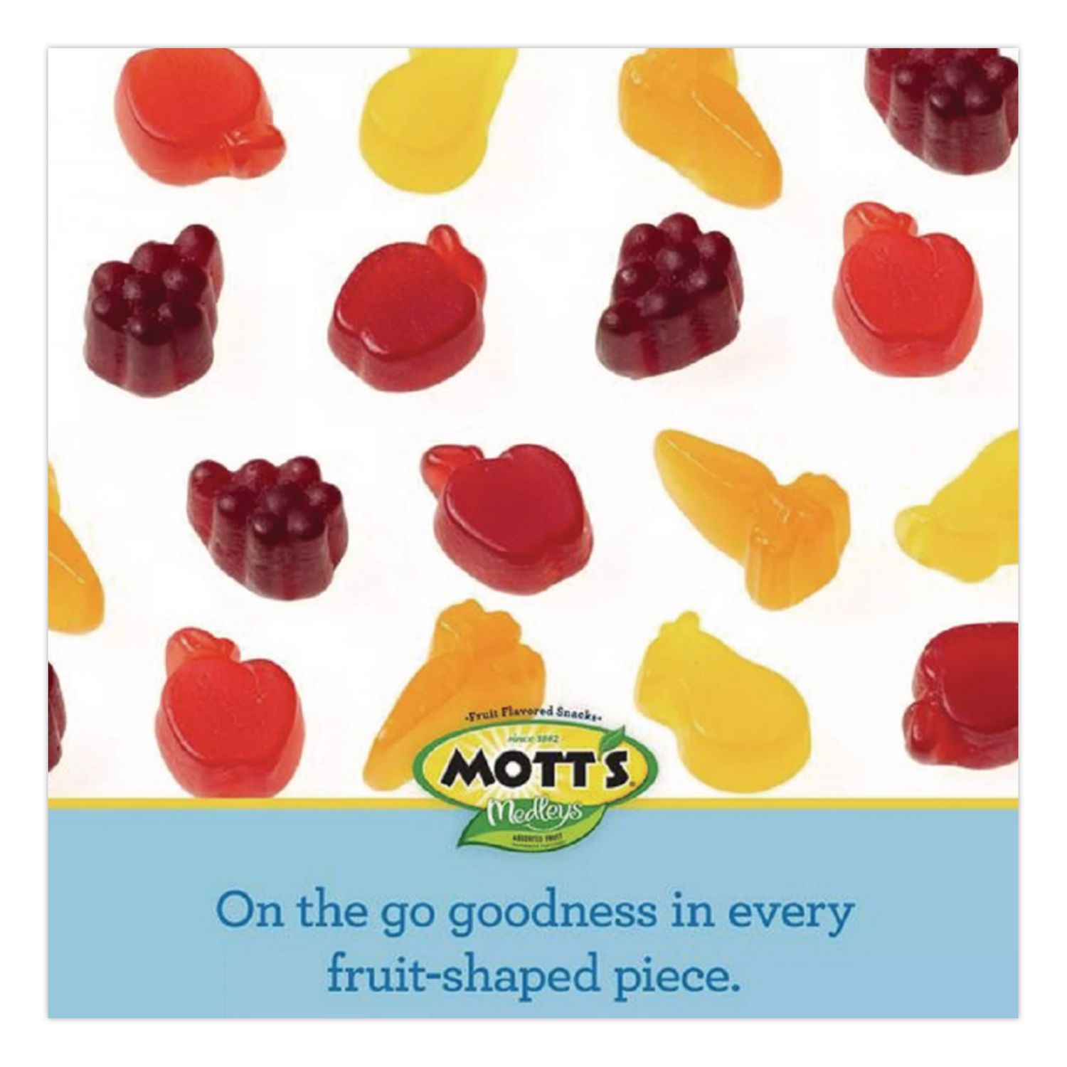 Medleys Fruit Snacks, 0.8 oz Pouch, 90 Pouches/Box, Ships in 1-3 Business Days