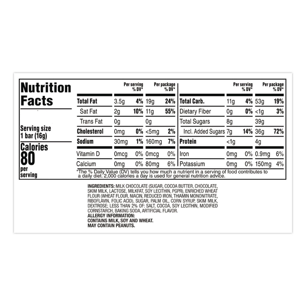 Cookie Bars, Fun Size, 10.83 oz Bag, 4 Bags/Box, Ships in 1-3 Business Days