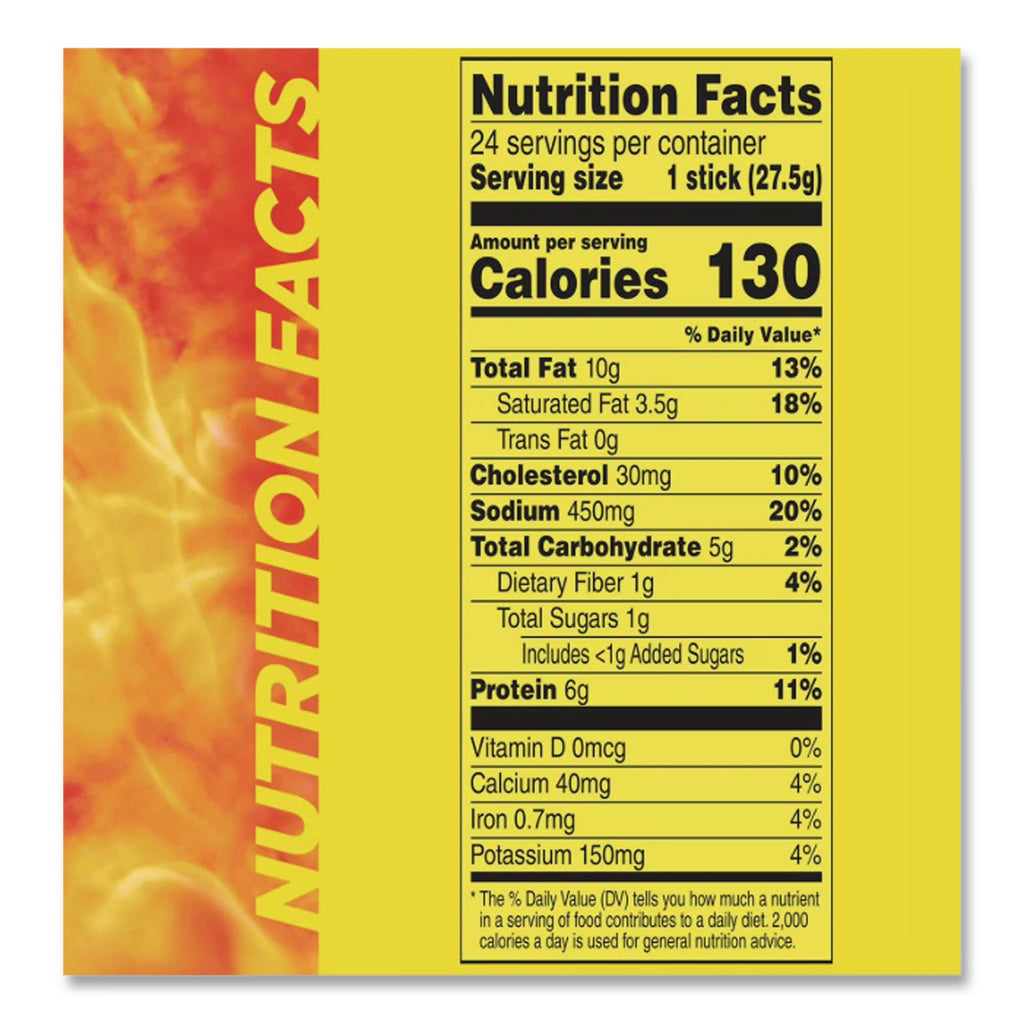 Original Smoked Snack Stick, 0.97 oz Stick, 24 Sticks/Box, Ships in 1-3 Business Days