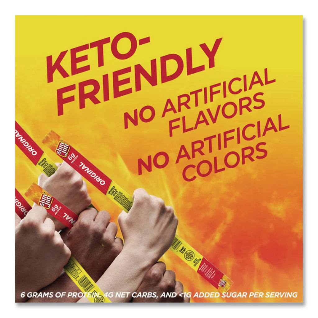 Original Smoked Snack Stick, 0.97 oz Stick, 24 Sticks/Box, Ships in 1-3 Business Days