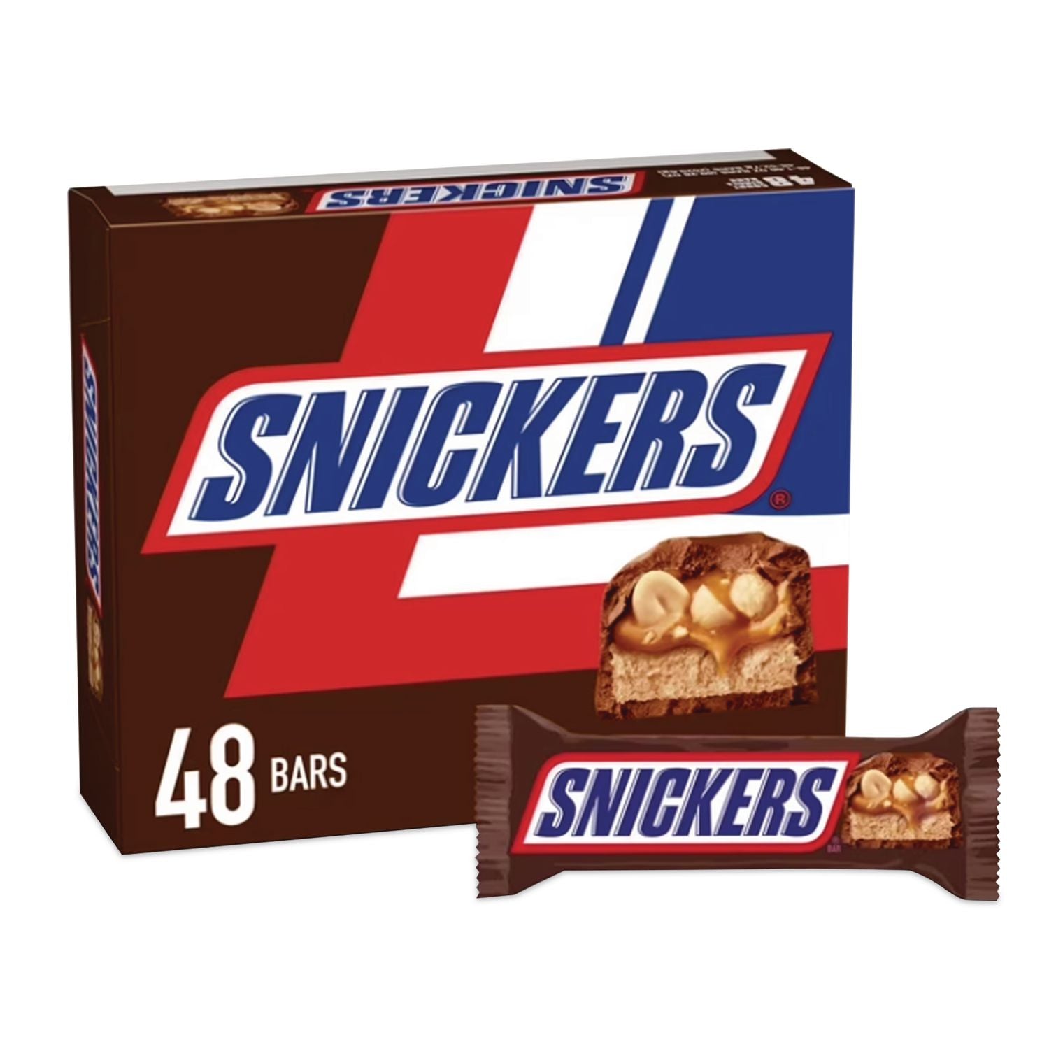 Original Candy Bar, Full Size, 1.86 oz Bar, 48 Bars/Box, Ships in 1-3 Business Days