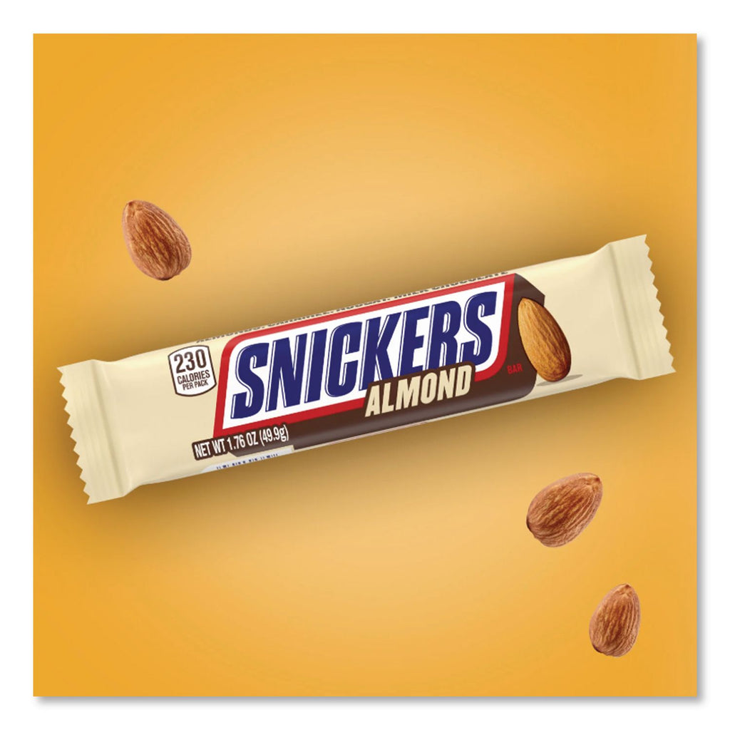 Almond Bar, 1.76 oz Bar, 24 Bars/Box, Ships in 1-3 Business Days