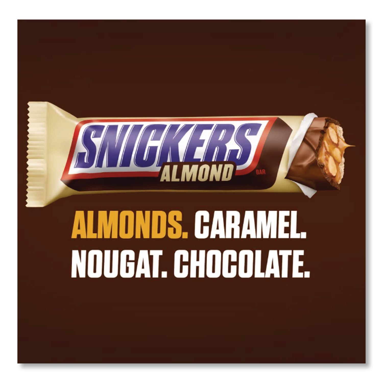 Almond Bar, 1.76 oz Bar, 24 Bars/Box, Ships in 1-3 Business Days