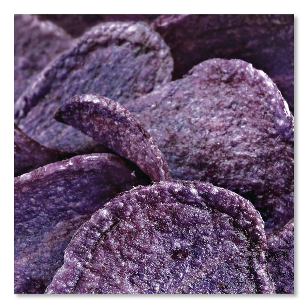Real Vegetable Chips Blue, Blues Sea Salt, 1 oz Bag, 24 Bags/Box, Ships in 1-3 Business Days