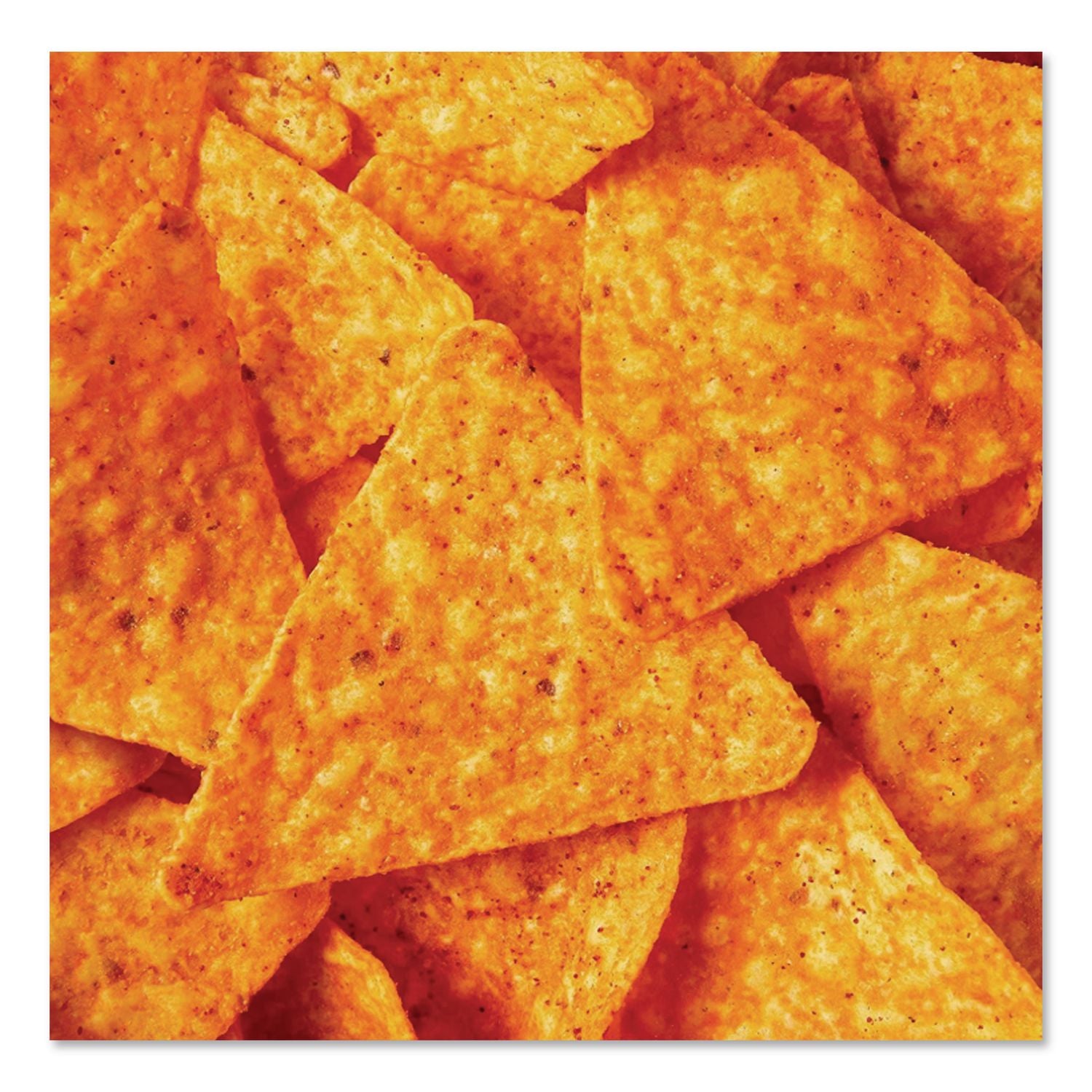Nacho Cheese Tortilla Chips, 1 oz Snack Bag, 50/Carton, Ships in 1-3 Business Days