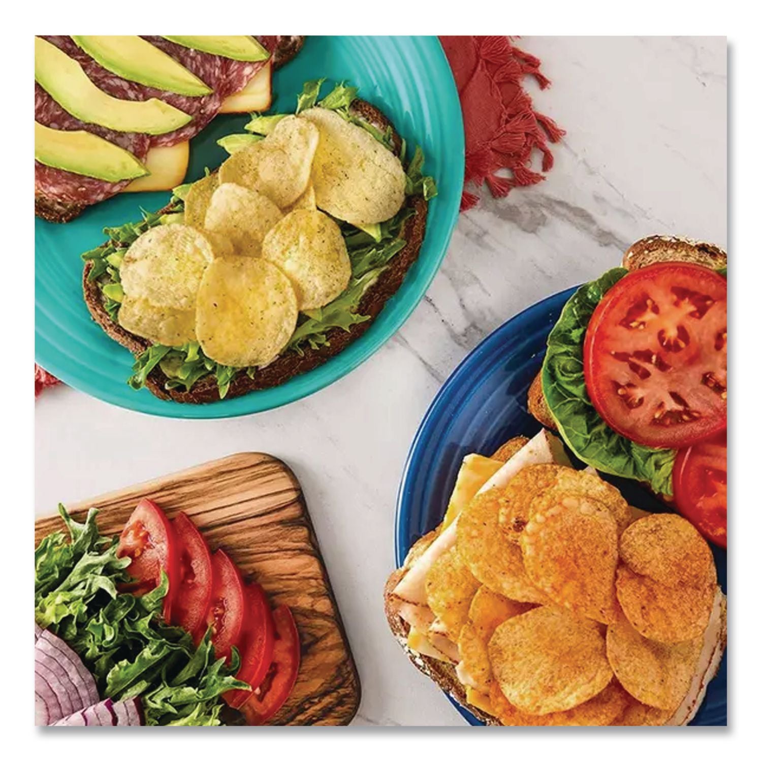 Regular Potato Chips, Classic Flavor, 1 oz Bag, 50/Carton, Ships in 1-3 Business Days