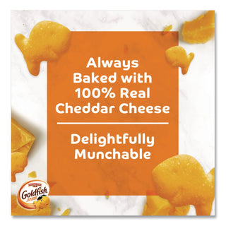 Goldfish Crackers, Cheddar, 1.5 oz Bag, 30 Bags/Box, Ships in 1-3 Business Days