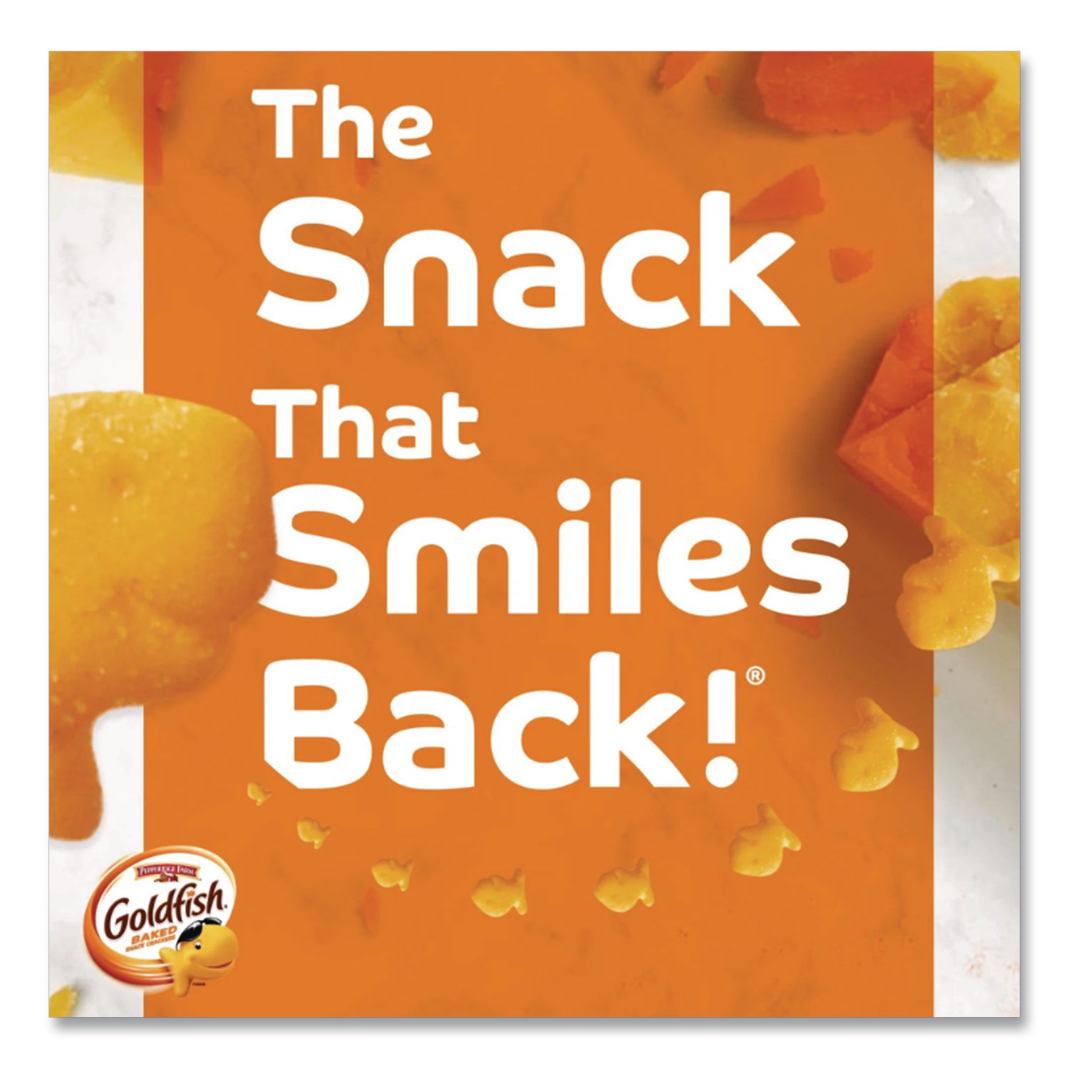 Goldfish Crackers, Cheddar, 1.5 oz Bag, 30 Bags/Box, Ships in 1-3 Business Days