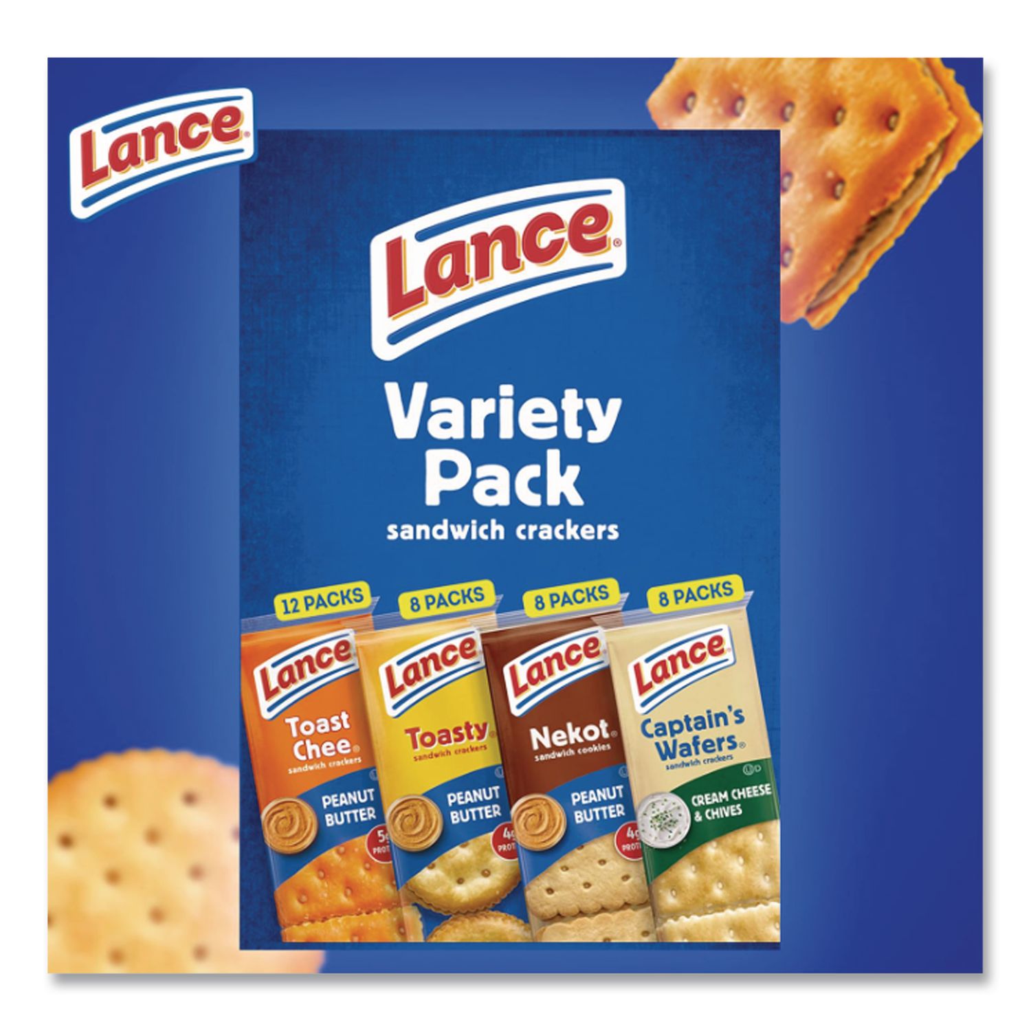 Cookies and Crackers Variety Pack, Assorted, 36/Box, Ships in 1-3 Business Days