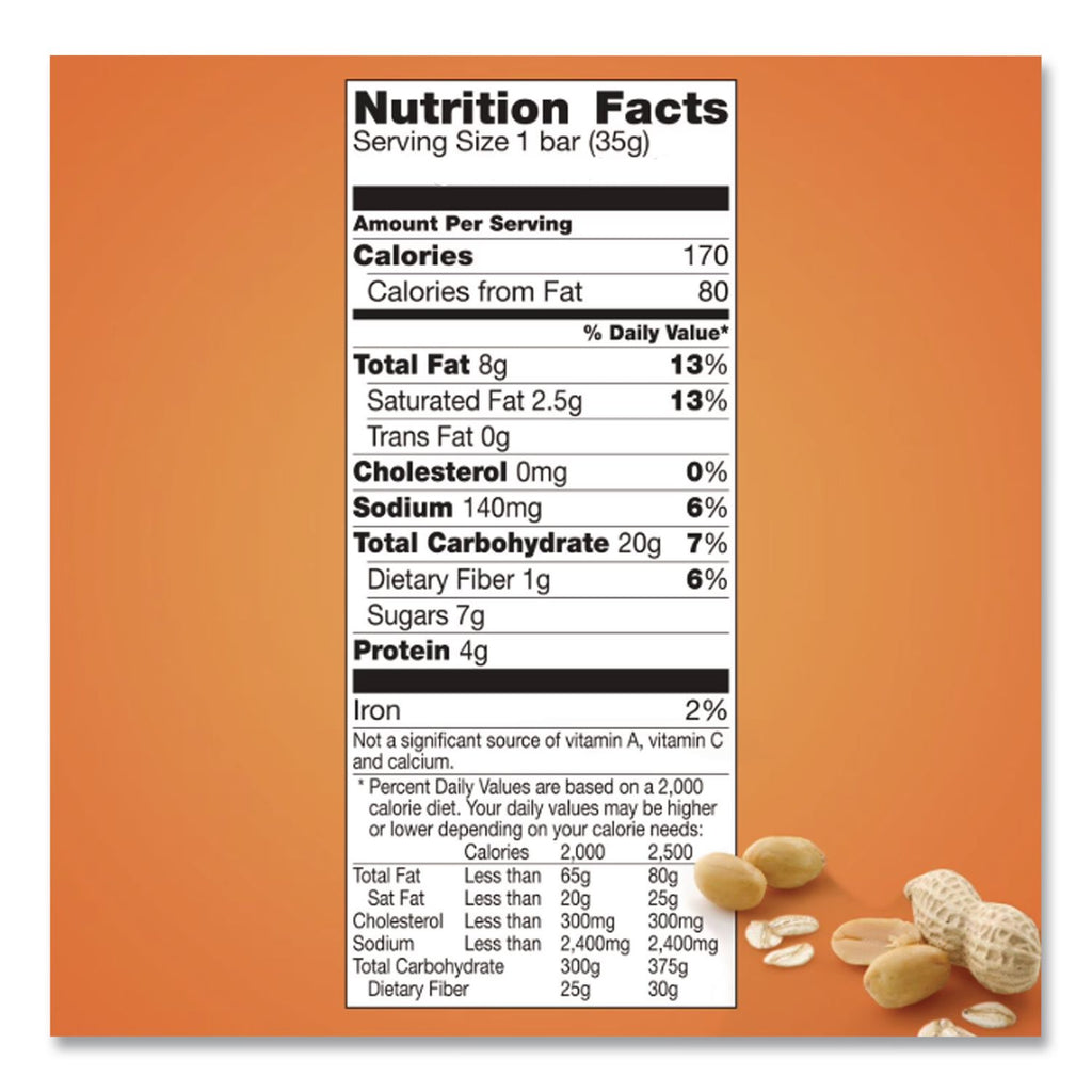 Granola Bars, Sweet and Salty Peanut, 1.2 oz Pouch, 48/Box, Ships in 1-3 Business Days