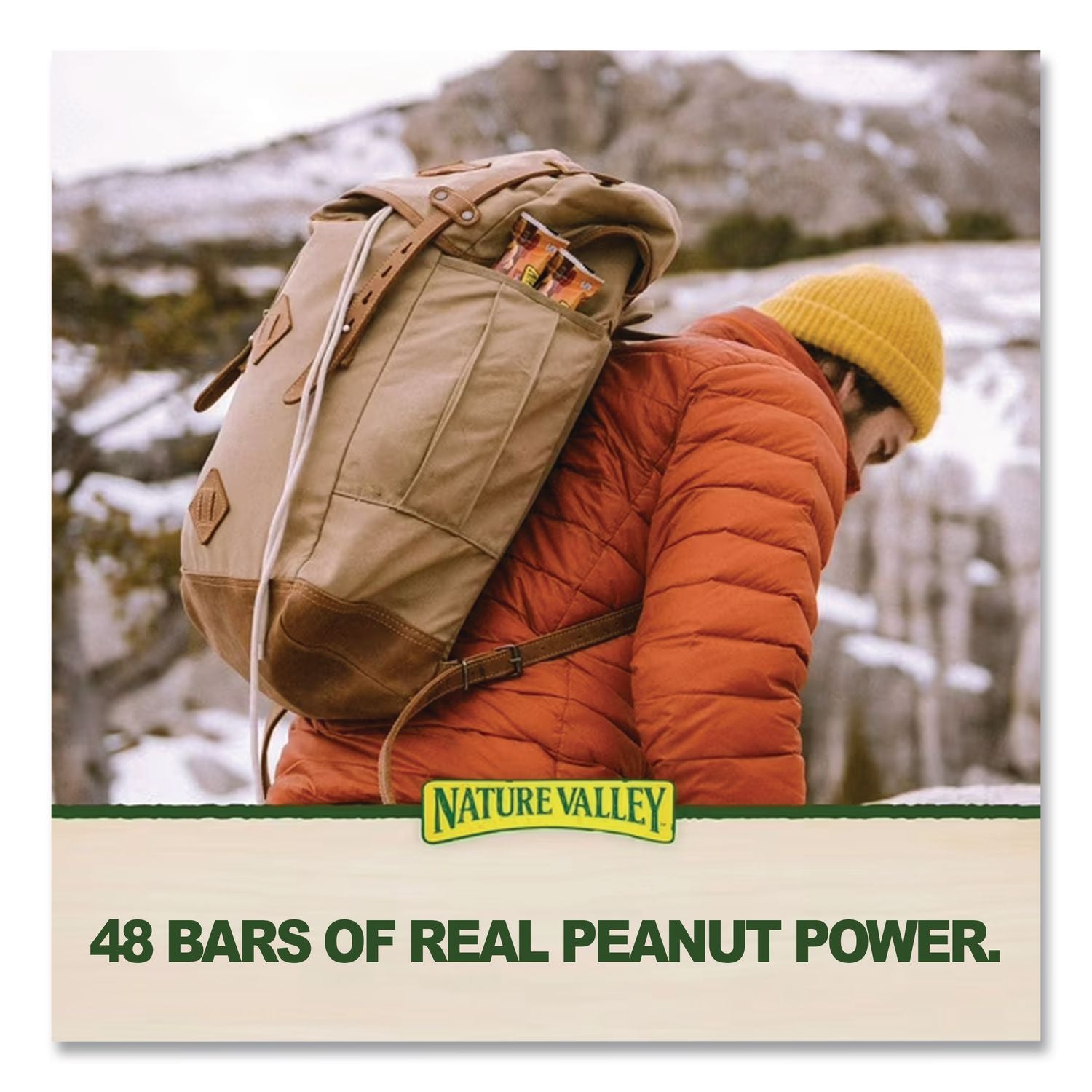 Granola Bars, Sweet and Salty Peanut, 1.2 oz Pouch, 48/Box, Ships in 1-3 Business Days