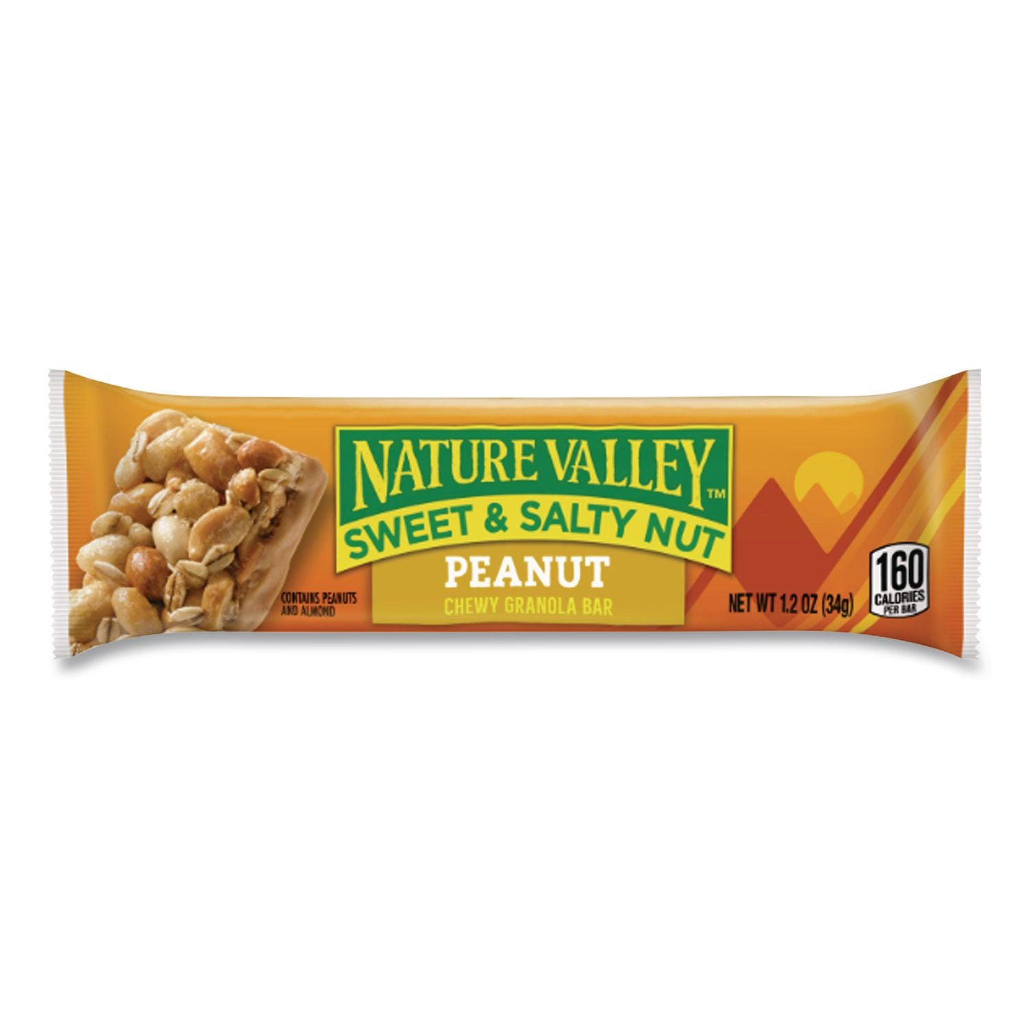 Granola Bars, Sweet and Salty Peanut, 1.2 oz Pouch, 48/Box, Ships in 1-3 Business Days