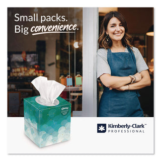 Boutique White Facial Tissue for Business, Pop-Up Box, 2-Ply, 95 Sheets/Box, 6 Boxes/Pack