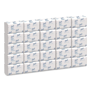 Essential Low Wet Strength Multi-Fold Towels, 1-Ply, 9.4 x 12.4, White, 175/Pack, 25 Packs/Carton