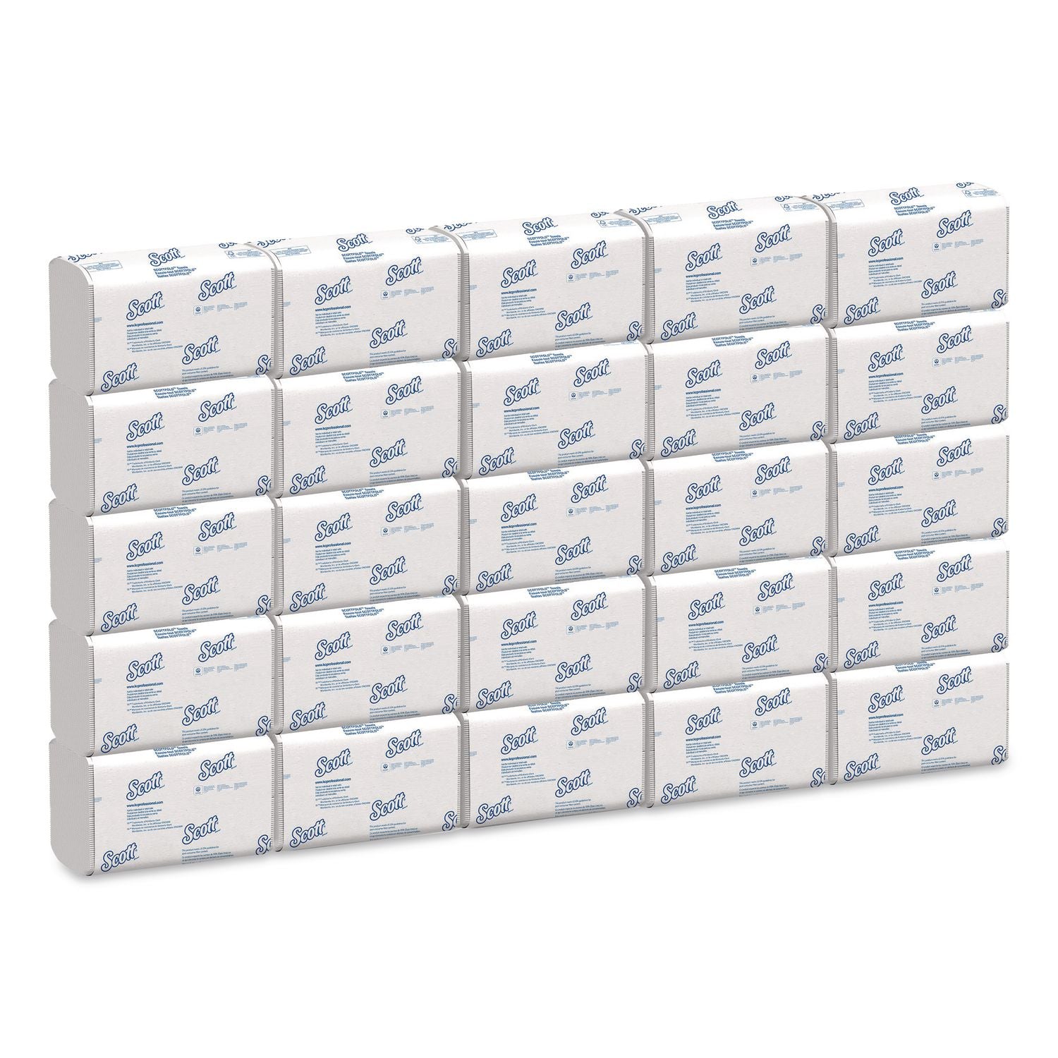 Essential Low Wet Strength Multi-Fold Towels, 1-Ply, 9.4 x 12.4, White, 175/Pack, 25 Packs/Carton