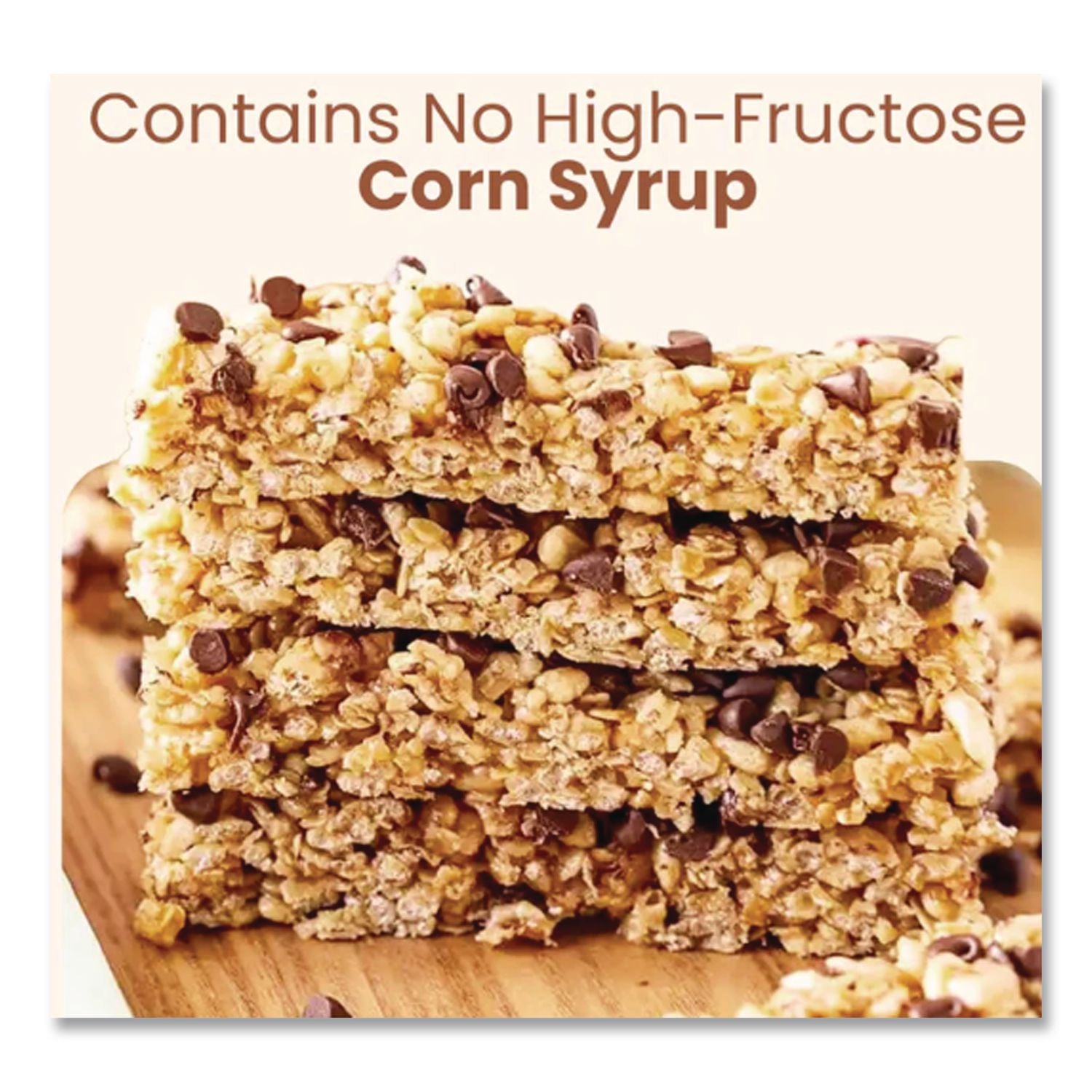 Chewy Chocolate Chip Granola Bars, 0.88 oz Bar, 60 Bars/Box, Ships in 1-3 Business Days
