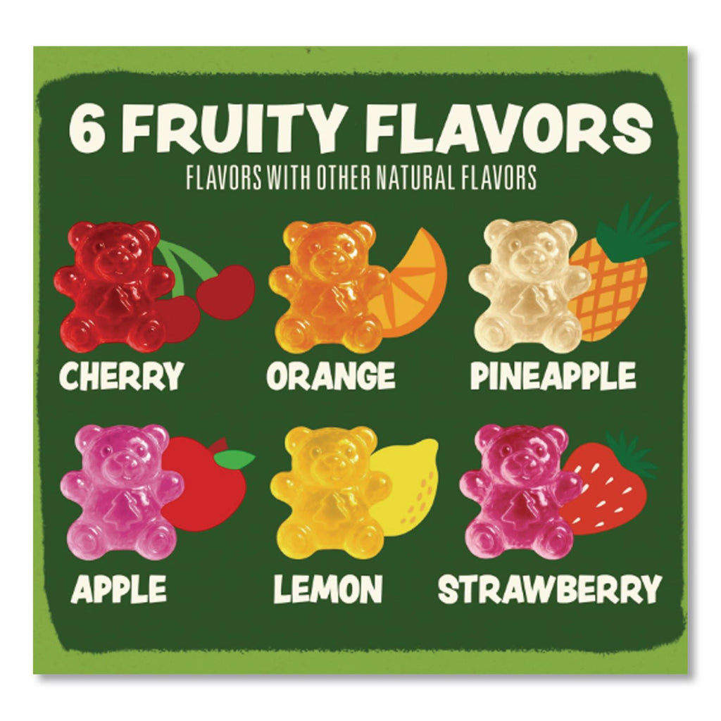 Organic Gummy Bears, 0.8 oz Pouch, 65 Pouches/Carton, Ships in 1-3 Business Days