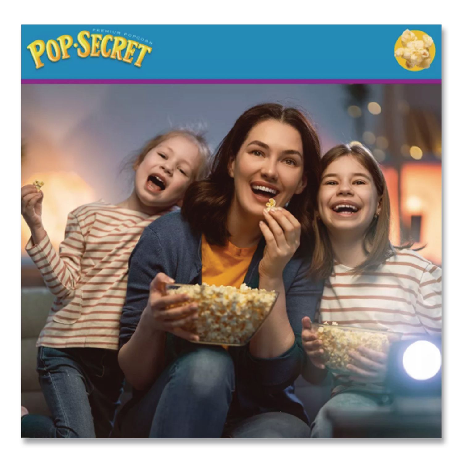 Microwave Popcorn, Movie Theater Butter, 3 oz Bags, 30/Carton, Ships in 1-3 Business Days