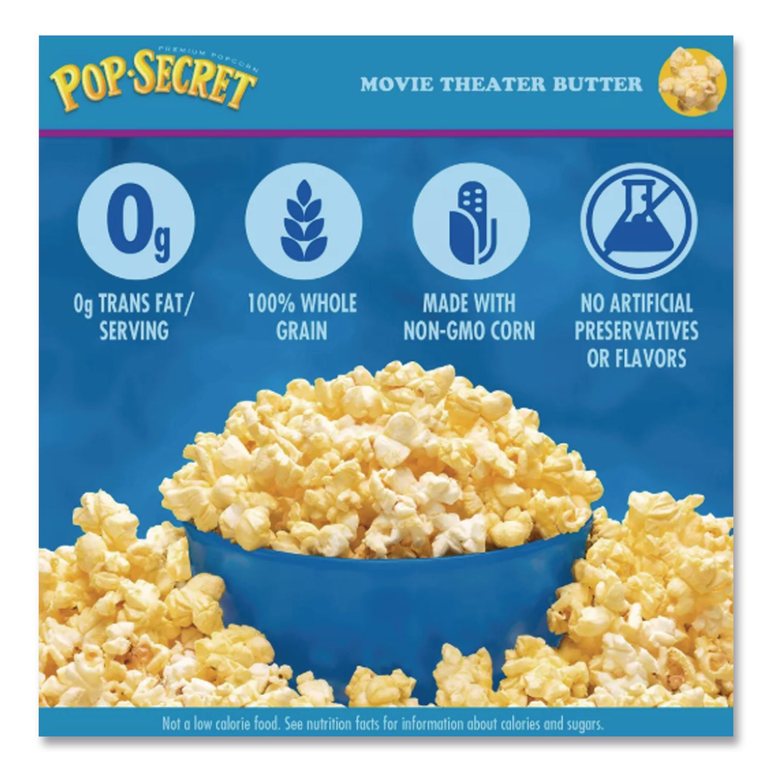 Microwave Popcorn, Movie Theater Butter, 3 oz Bags, 30/Carton, Ships in 1-3 Business Days