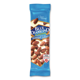 Roasted Salted Almonds, 1.5 oz Tube, 12 Tubes/Carton, Ships in 1-3 Business Days