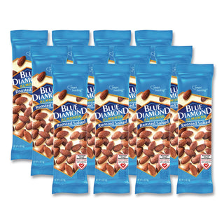 Roasted Salted Almonds, 1.5 oz Tube, 12 Tubes/Carton, Ships in 1-3 Business Days