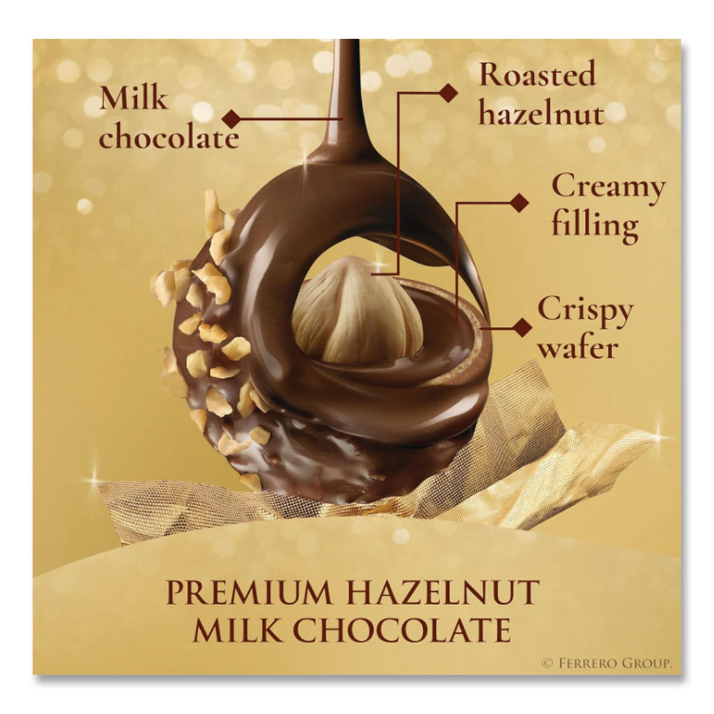 Hazelnut Chocolate Diamond Gift Box, 21.2 oz, 48 Pieces, Ships in 1-3 Business Days