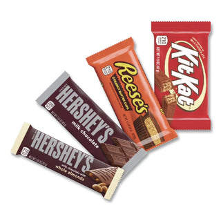 Full Size Chocolate Candy Bar Variety Pack, Assorted 1.5 oz Bar, 30 Bars/Box, Ships in 1-3 Business Days