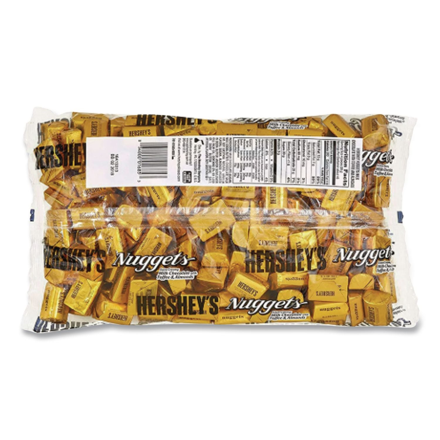 Nuggets, Bulk Pack, Milk Chocolate with Toffee and Almonds, 60 oz Bag, Ships in 1-3 Business Days