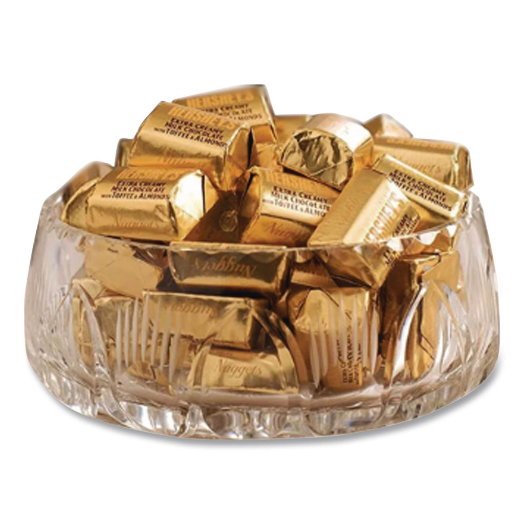 Nuggets, Bulk Pack, Milk Chocolate with Toffee and Almonds, 60 oz Bag, Ships in 1-3 Business Days