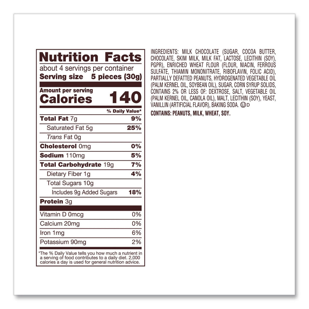 Dipped Pretzels, 4.25 oz Bag, 4/Carton, Ships in 1-3 Business Days