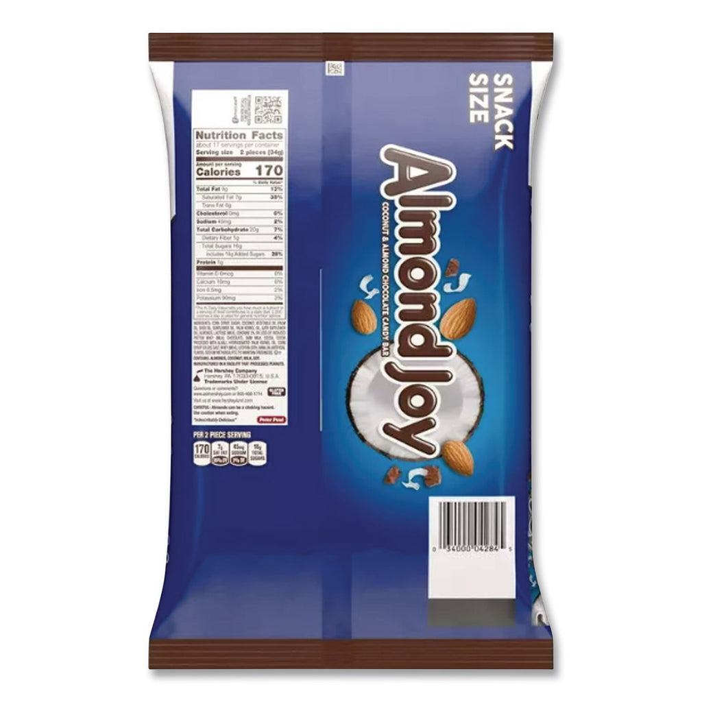 Snack Size Candy Bars, 20.1 oz Bag, 2/Carton, Ships in 1-3 Business Days