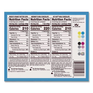 Full Size Chocolate Candy Bar Variety Pack, Assorted 1.5 oz Bar, 18 Bars/Carton, Ships in 1-3 Business Days