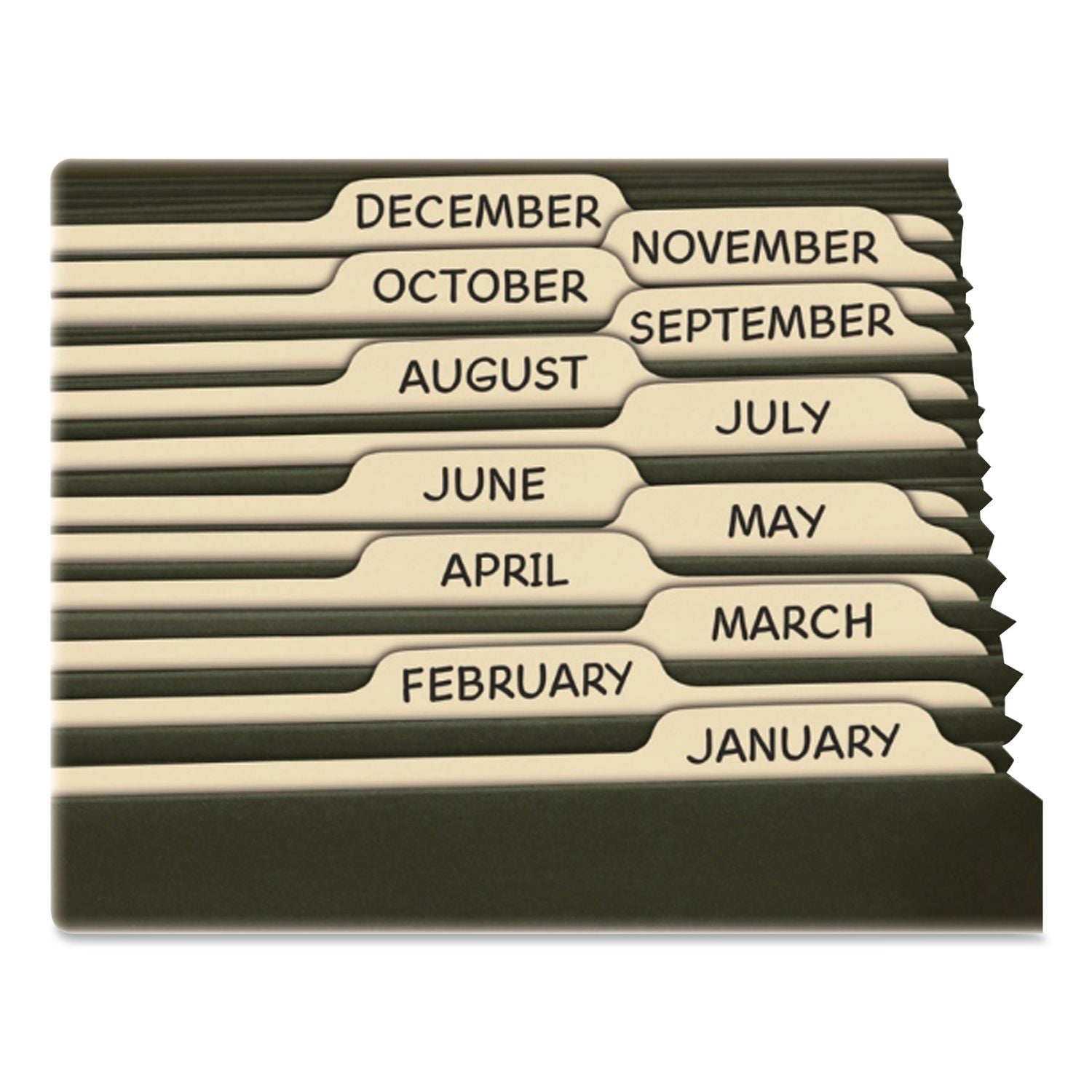 find It - Hanging File Folders with Innovative Top Rail, Letter, Green, 20/Pack, Sold as 1 PK