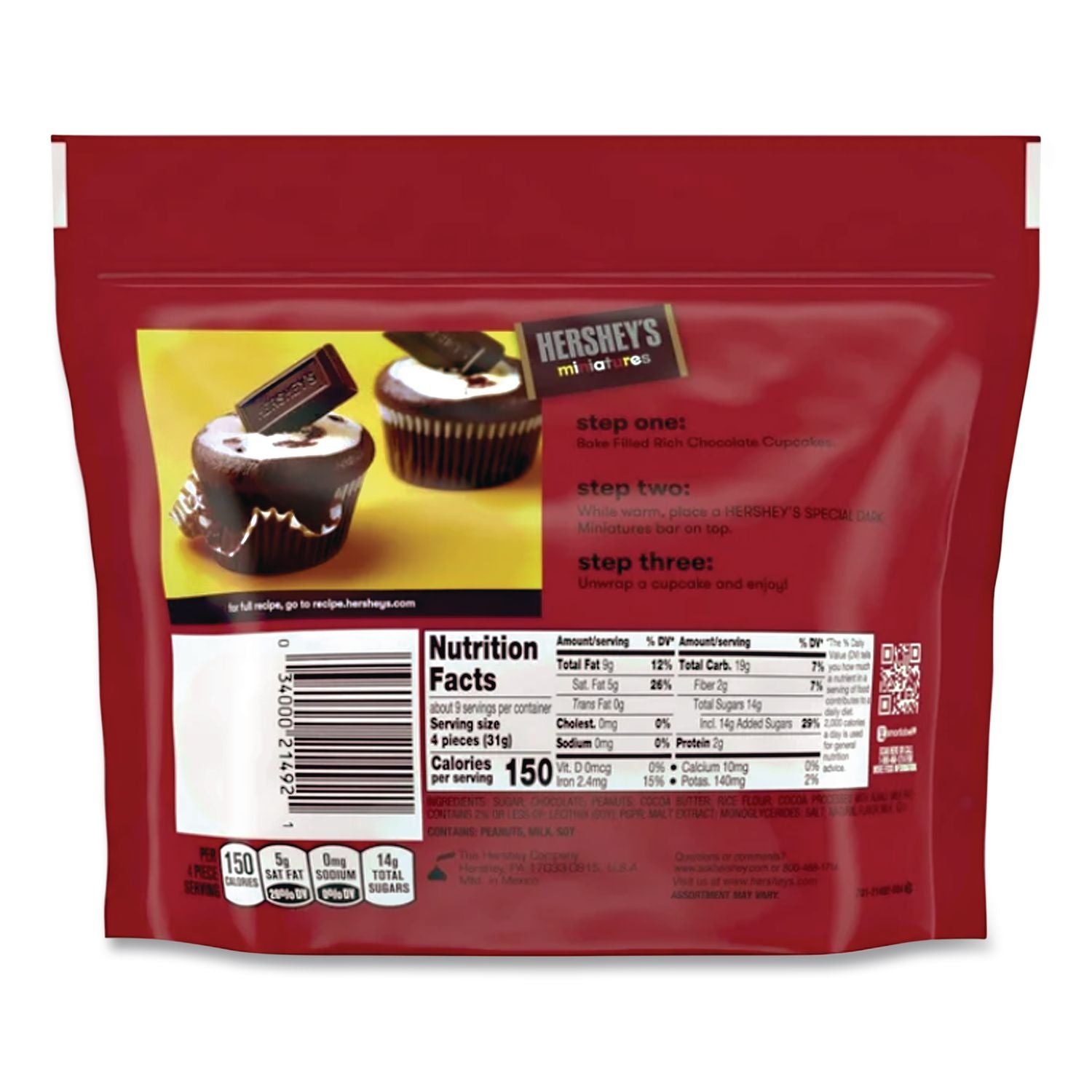 Miniatures Variety Share Pack, Dark Assortment, 10.1 oz Bag, 3/Pack, Ships in 1-3 Business Days