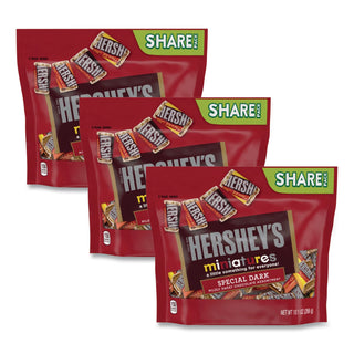 Miniatures Variety Share Pack, Dark Assortment, 10.1 oz Bag, 3/Pack, Ships in 1-3 Business Days
