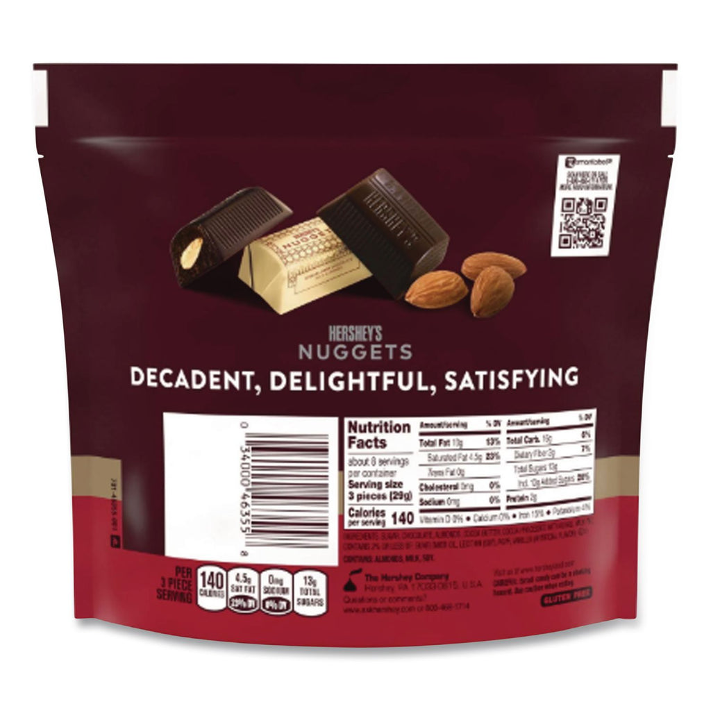 Nuggets Share Pack, Special Dark with Almonds, 10.1 oz Bag, 3/Pack, Ships in 1-3 Business Days