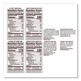 All Time Greats Milk Chocolate Variety Pack, 15.92 oz Bag, 30 Pieces/Bag, 2 Bags/Pack, Ships in 1-3 Business Days
