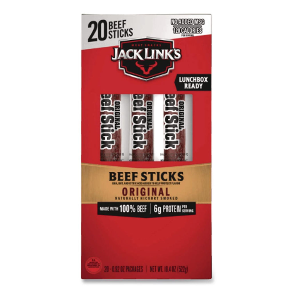 Big Beef Sticks, 0.92 oz Sticks, 20 Sticks/Carton, Ships in 1-3 Business Days