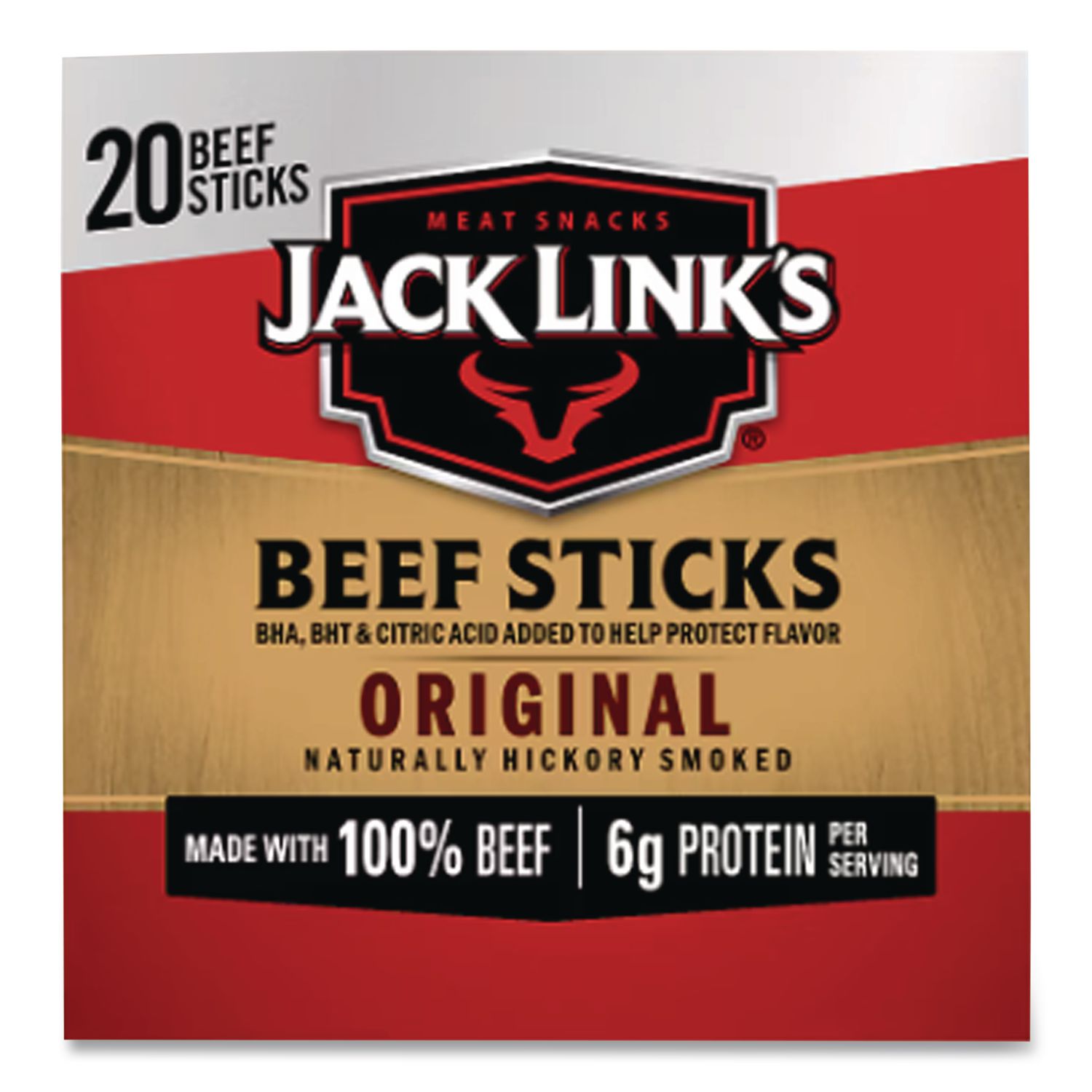 Big Beef Sticks, 0.92 oz Sticks, 20 Sticks/Carton, Ships in 1-3 Business Days