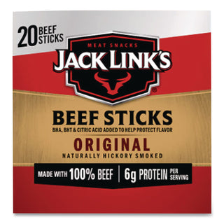 Big Beef Sticks, 0.92 oz Sticks, 20 Sticks/Carton, Ships in 1-3 Business Days