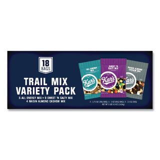 Trail Mix Variety Pack, Assorted Flavors, 18 Packets/Carton, Ships in 1-3 Business Days